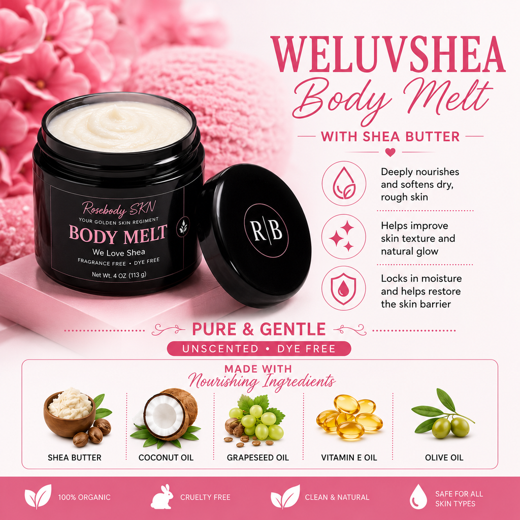 We love shea - Body Melt
4.0 oz